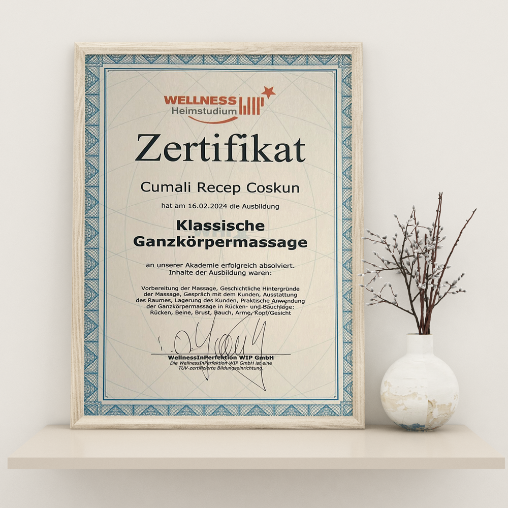 Ric Zertifikat Ganzkoerpermassage